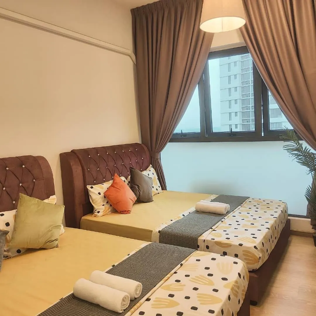 Lejlighed 海景套房 三房三厕温馨浪漫名宿@Danga Bay Johor Bahru